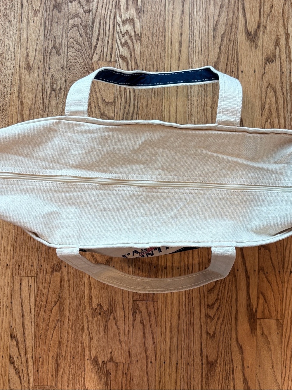 CB Station Canvas Tote Bag "God Family Country" Embroidery - Navy & White🇺🇸 - Picture 7 of 7